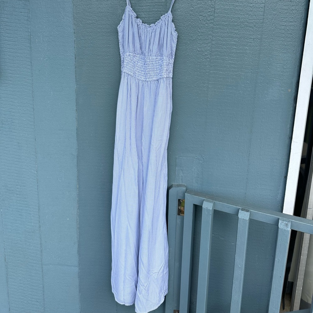 hollister wide-leg flowy jumpsuit